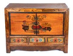 Sino Tibetan Painted Cabinet