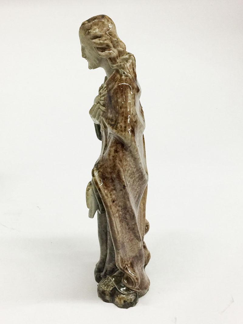 20th Century Dutch Sint Joris Terraco Dragon Beesel Statue of the Saint In Good Condition For Sale In Delft, NL