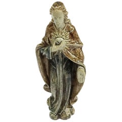 20. Jahrhundert Niederländisch Sint Joris Terraco Dragon Beesel Statue des Heiligen