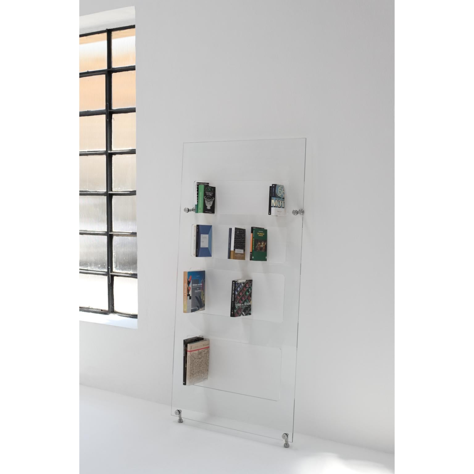 Sintesi Extralight-Bücherregal von VUUN ITALIA (Glas) im Angebot