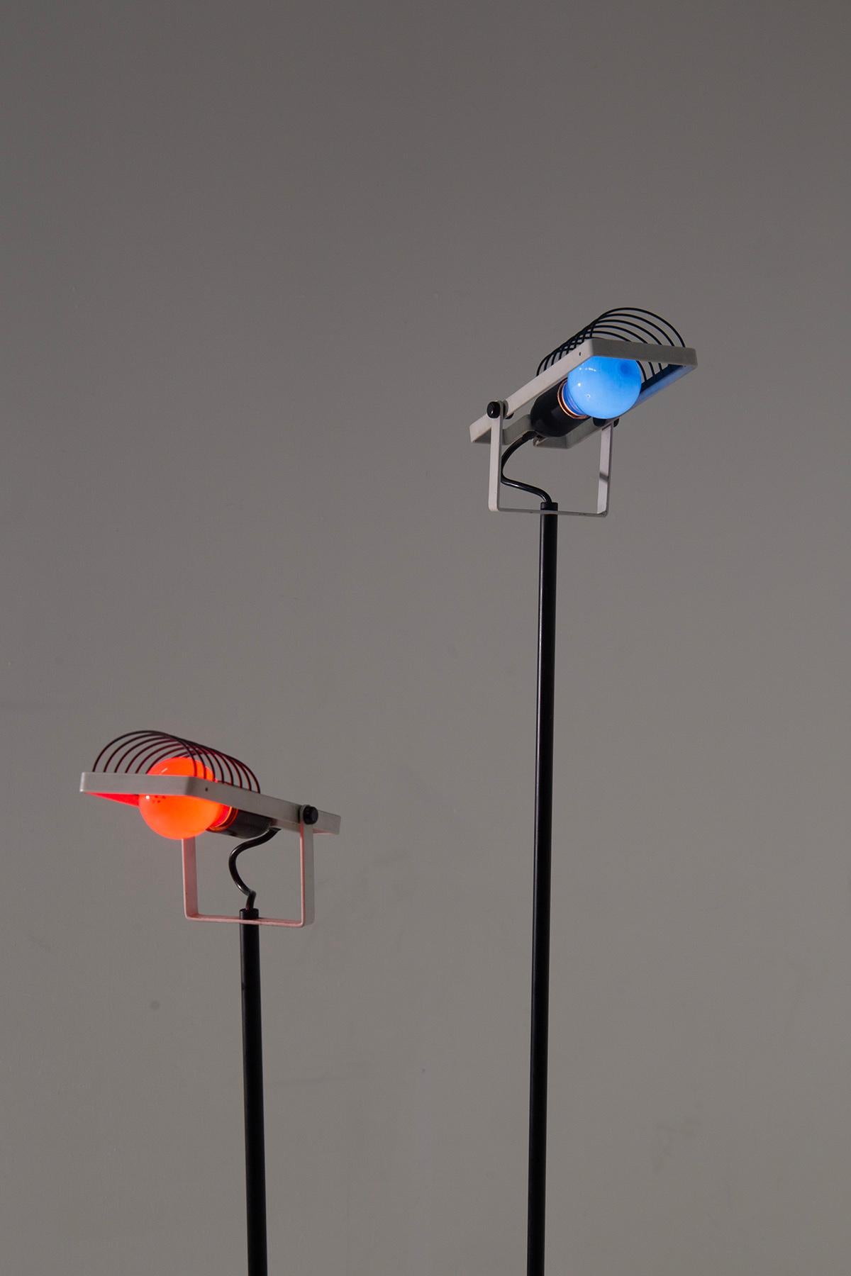 Space Age Sintesi Pair floor lamp by Ernesto Gismondi for Artemide in vendita