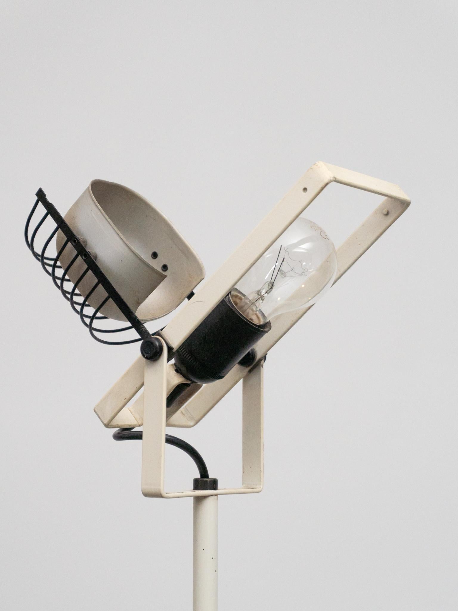 Metal Sintesi Terra Articulated Floor Lamp Designed by Ernesto Gismondi for Artemide For Sale