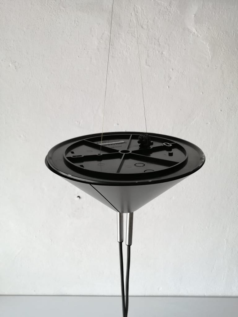 Yellow Metal Pendant Lamp Sintheto Soffitto by F. A. Porsche for Luci, 1980s For Sale 3