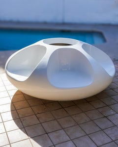 Sintoform-Bank/Pflanzgefäß von Elsie Crawford für Architectural Fiberglass, 1970