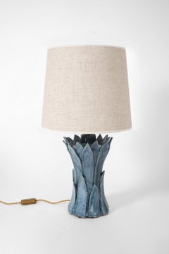 Tischlampe „Sintra“, 30 cm, hellblau und grün. Barracuda-Ausgabe.