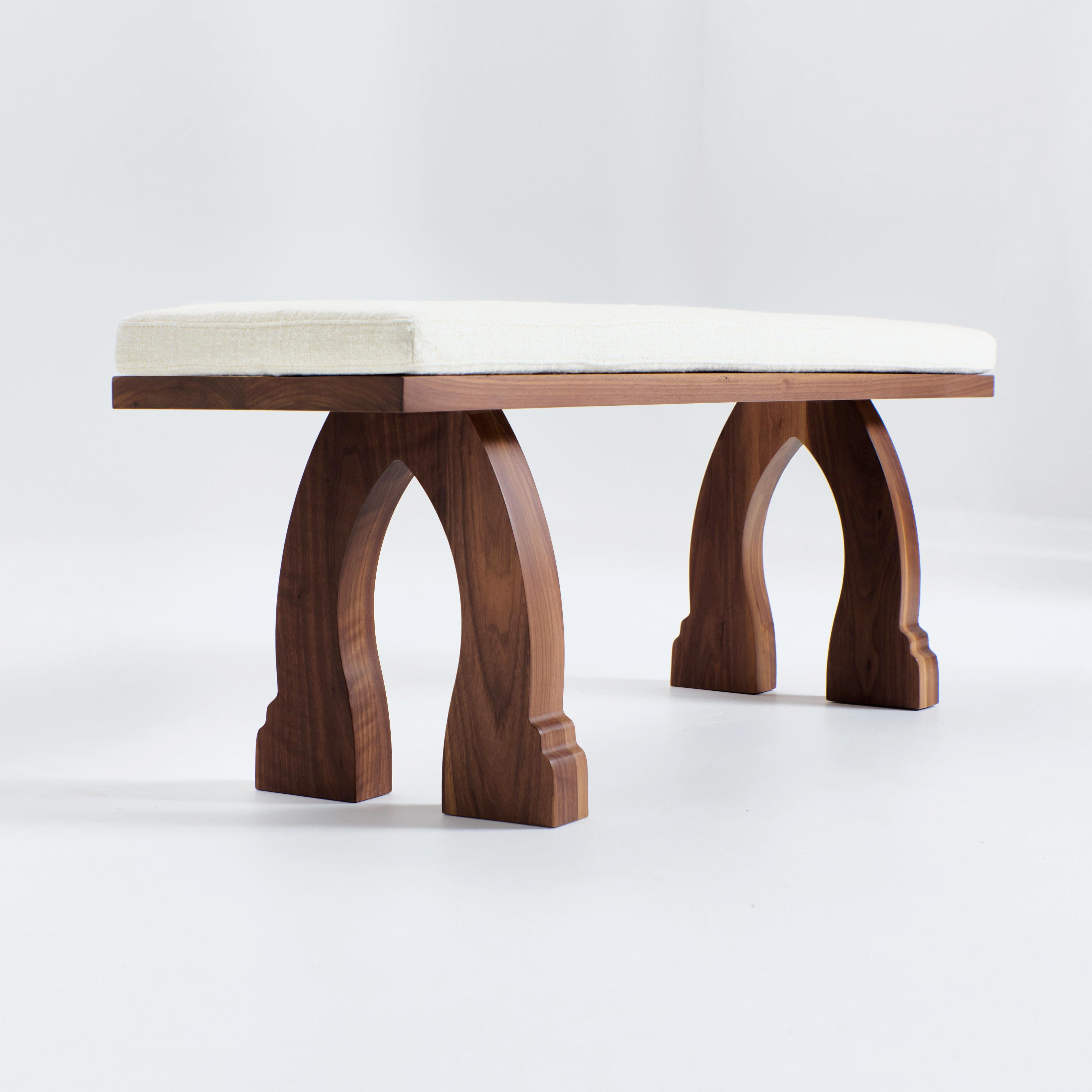 Banc Sintra avec coussin - Noyer Neuf - En vente à Macieira de Sarnes, PT