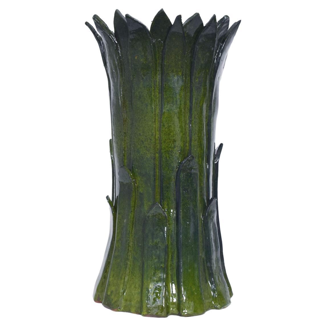 "Sintra" Big Green Vase, Barracuda Edition For Sale