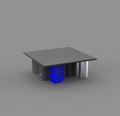 Sintra II. Coffee Table Made Out of Solid Wood from the Eclecticism Collection