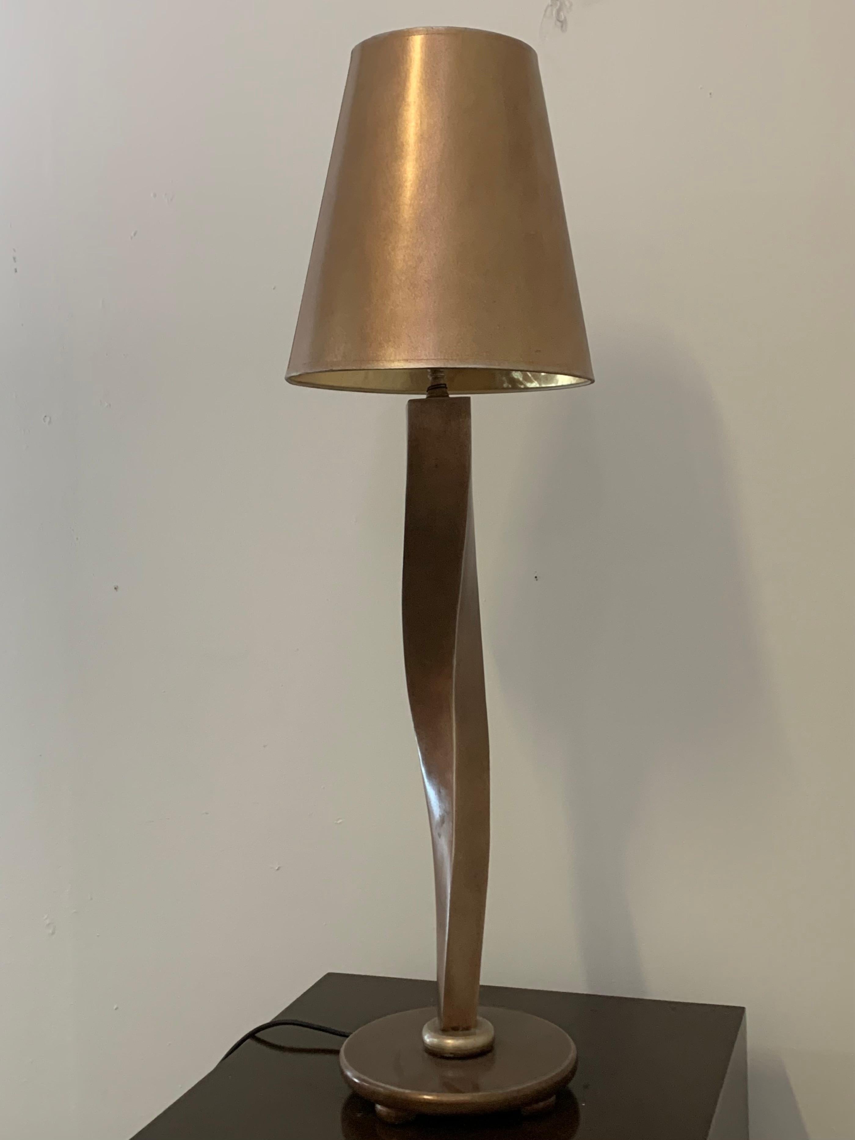 Futurist Sinuous Console Table Lamp from Lam Lee Group, 1990s For Sale
