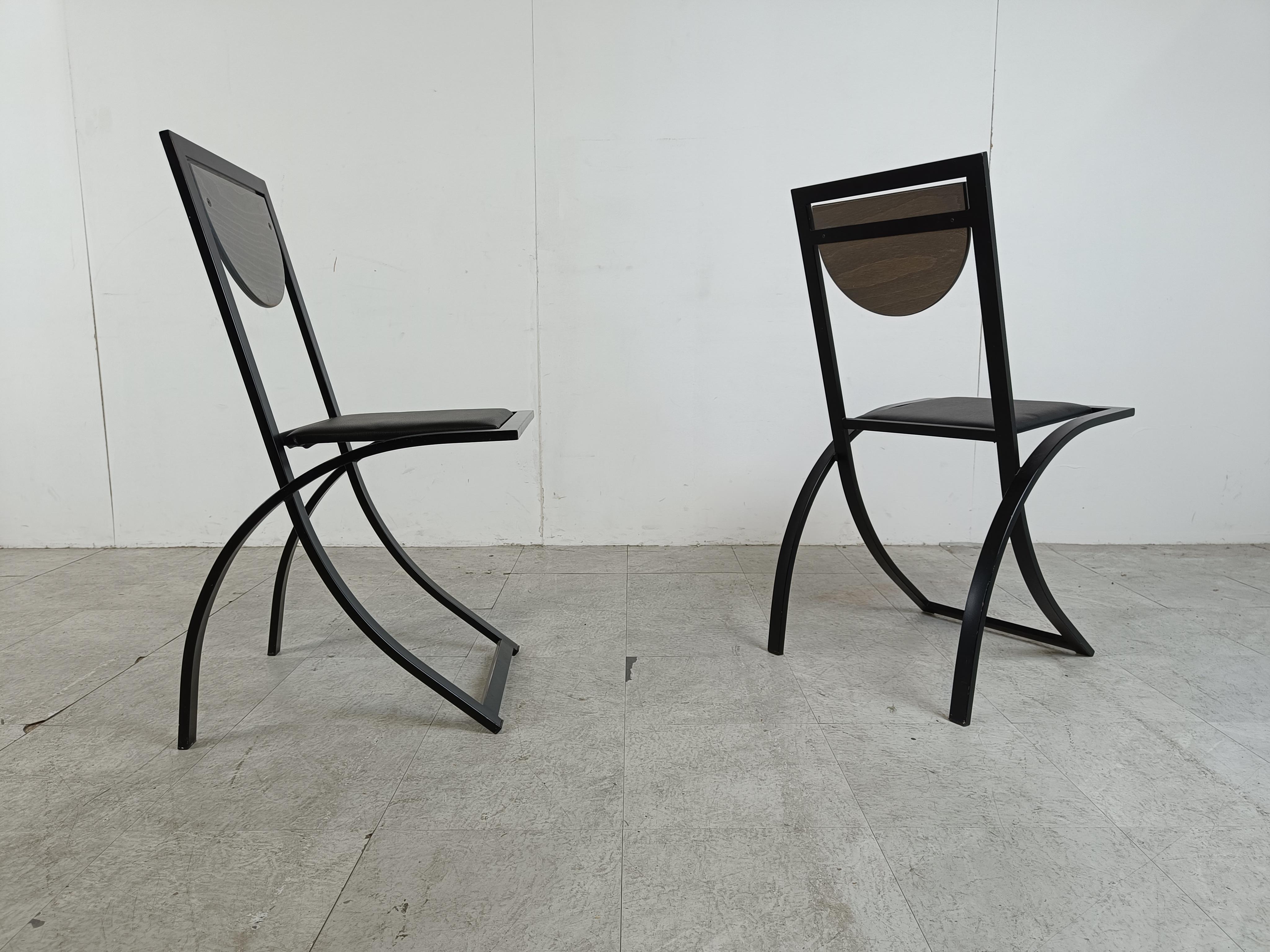 Sinus Dining Chairs by Karl Friedrich Förster for KFF, 1990s For Sale 3