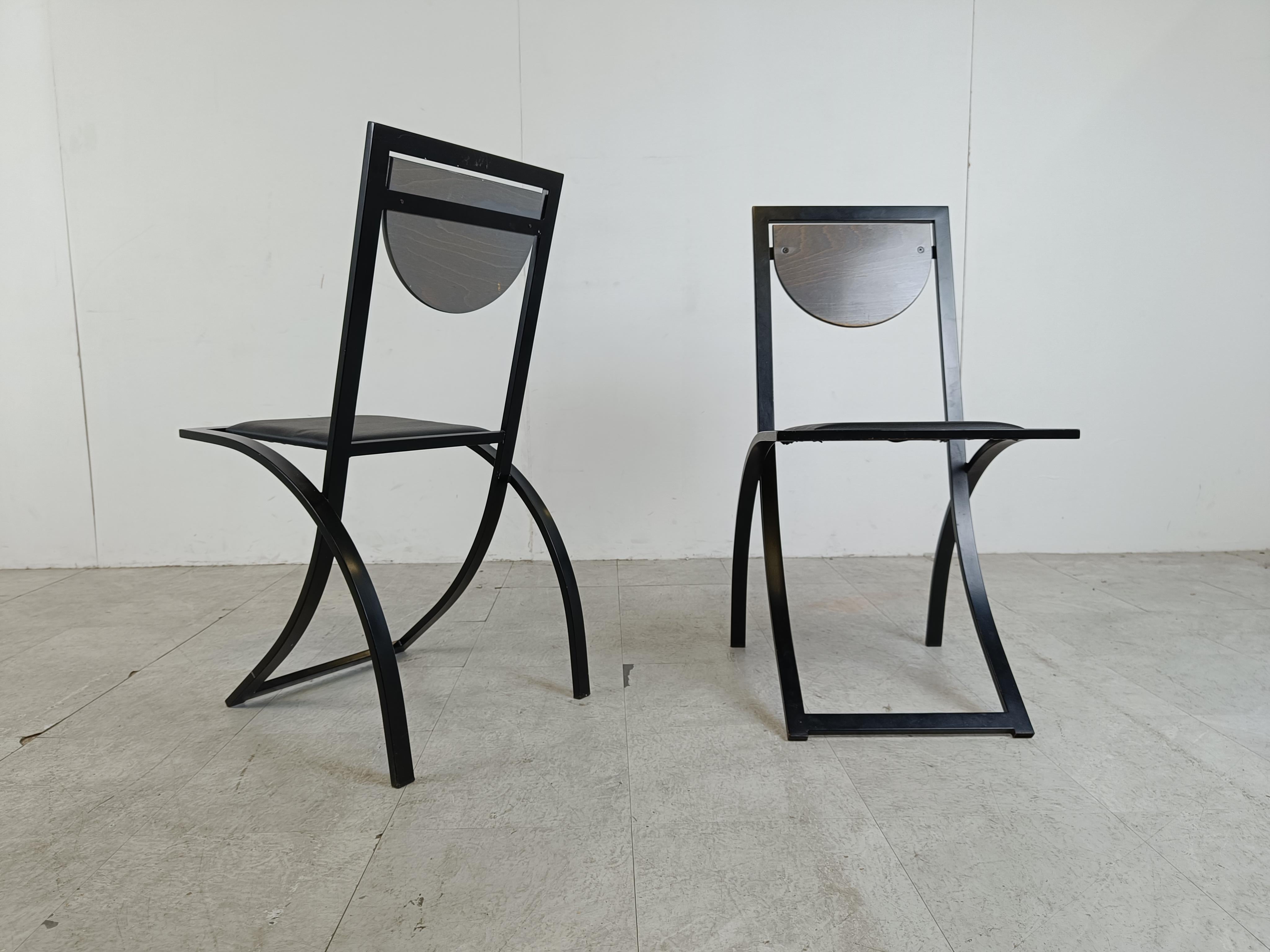 Sinus Dining Chairs by Karl Friedrich Förster for KFF, 1990s For Sale 4