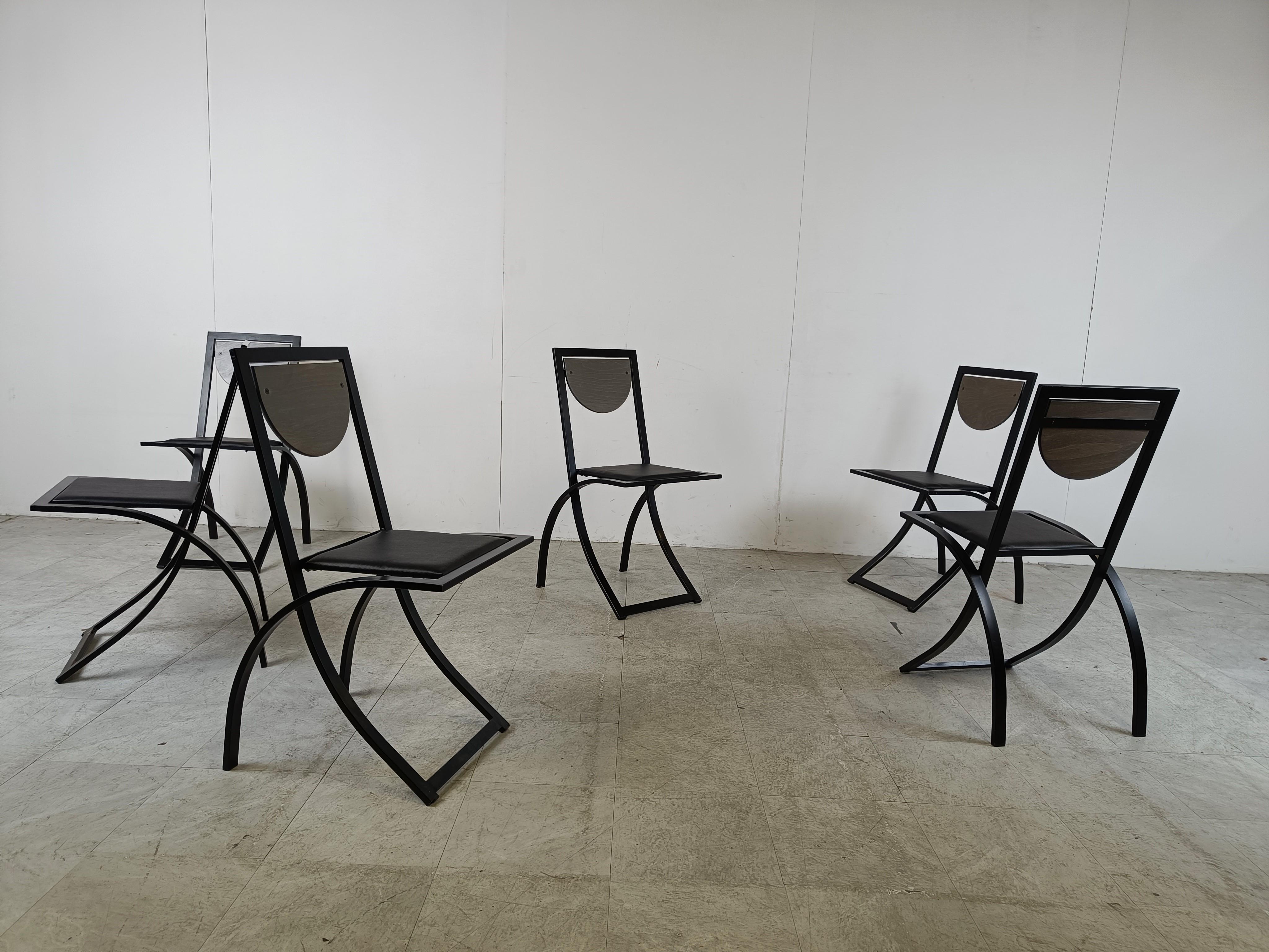 Chaises de salle à manger Sinus par Karl Friedrich Förster pour KFF, années 1990 en vente 1