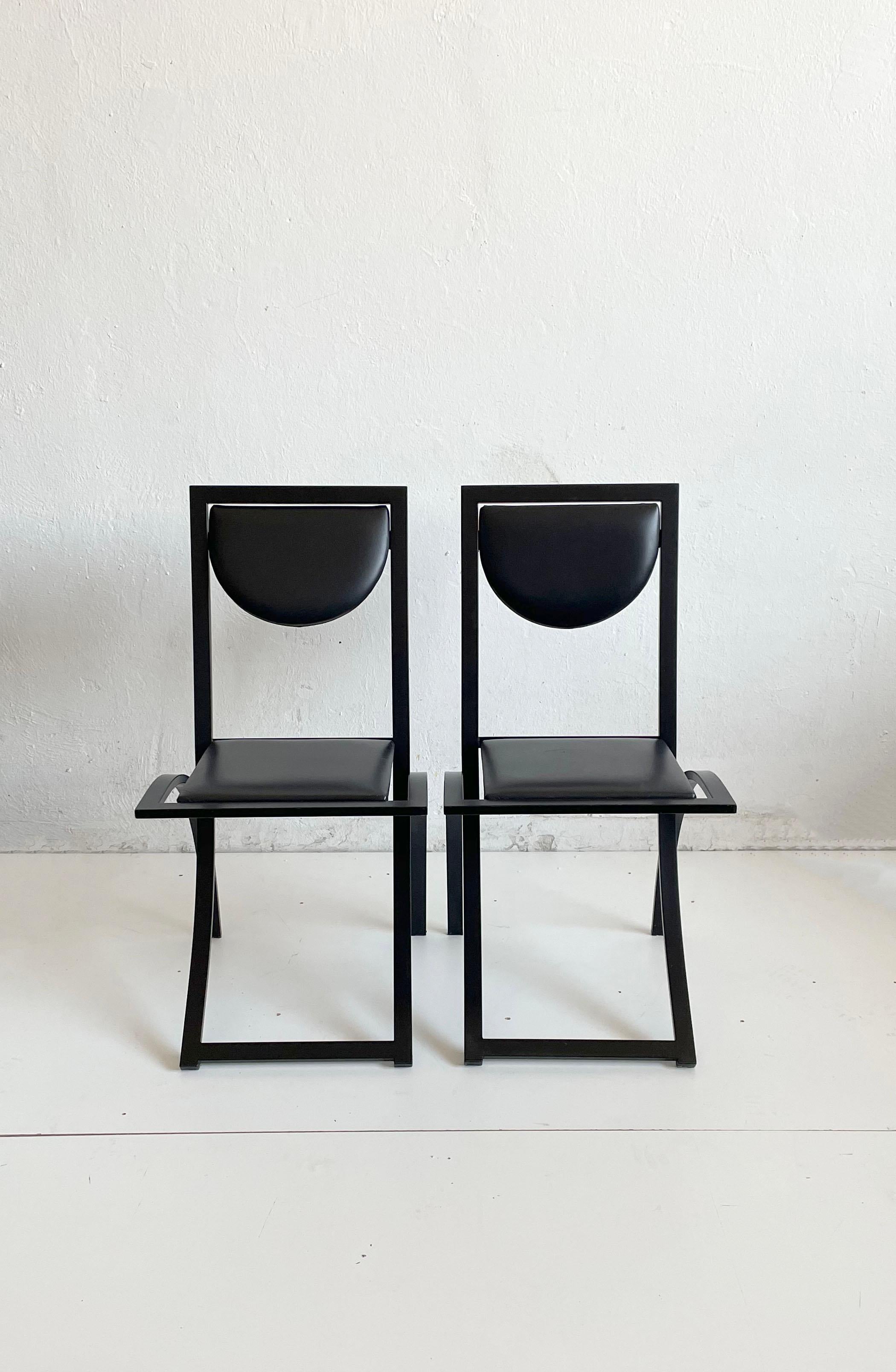 Post-Modern Sinus Dining Chairs from KFF, 1990s, Set of 2