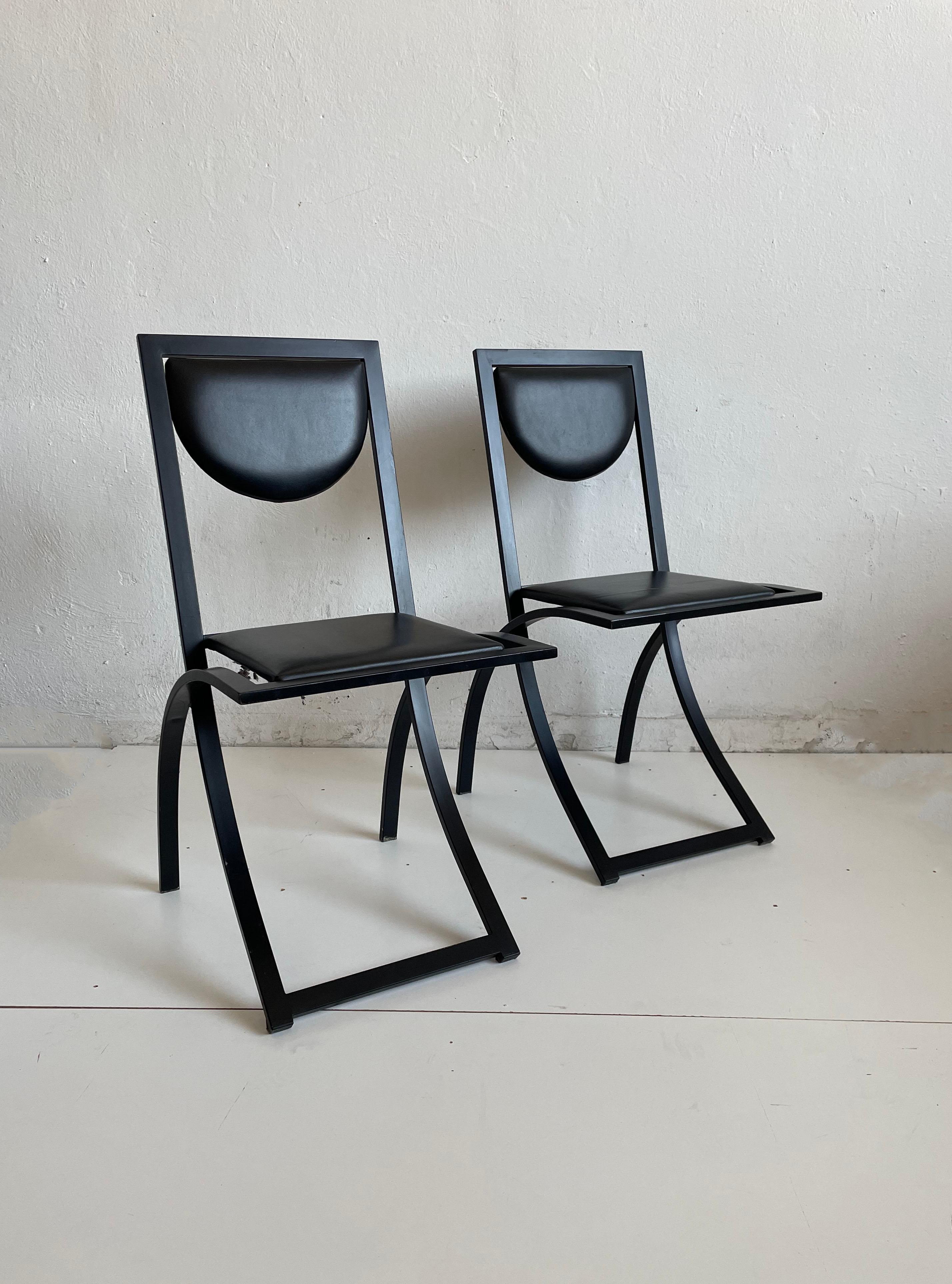 German Sinus Dining Chairs from KFF, 1990s, Set of 2