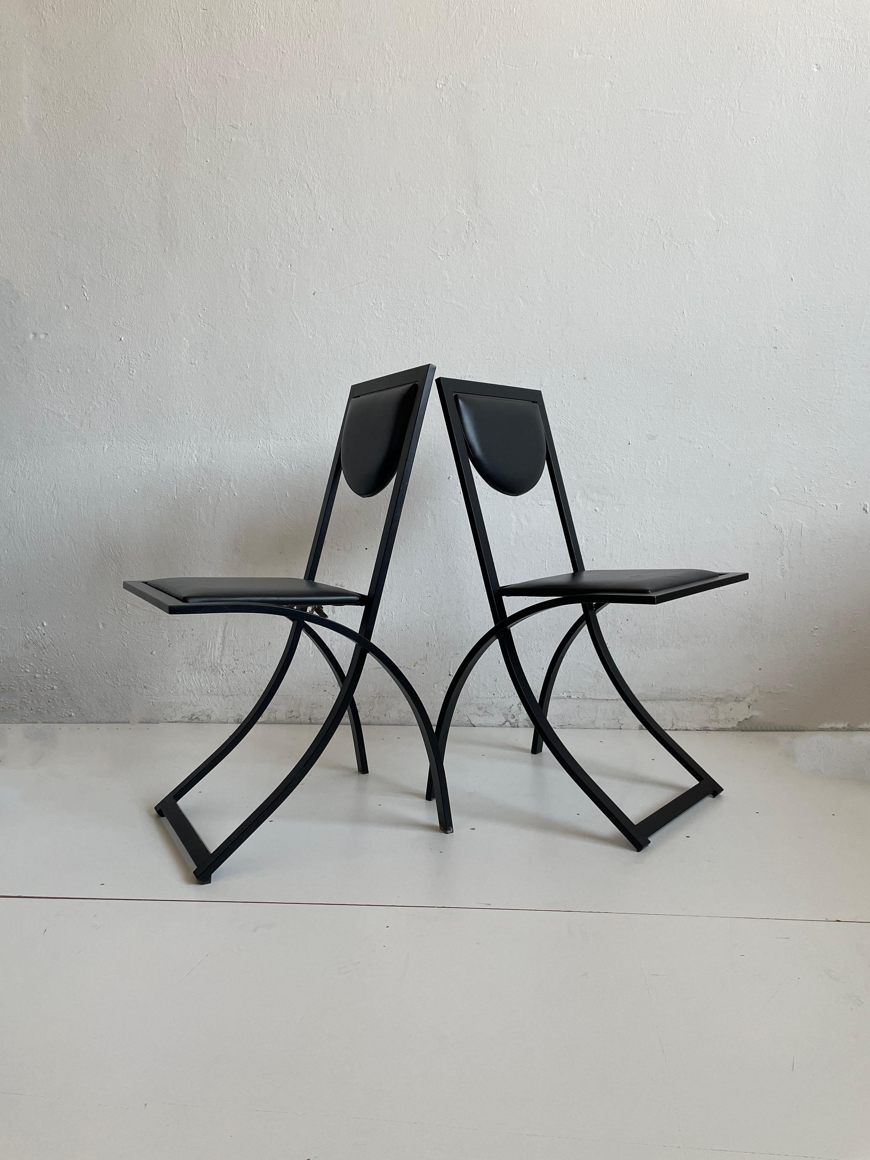 20th Century Sinus Dining Chairs from KFF, 1990s, Set of 2