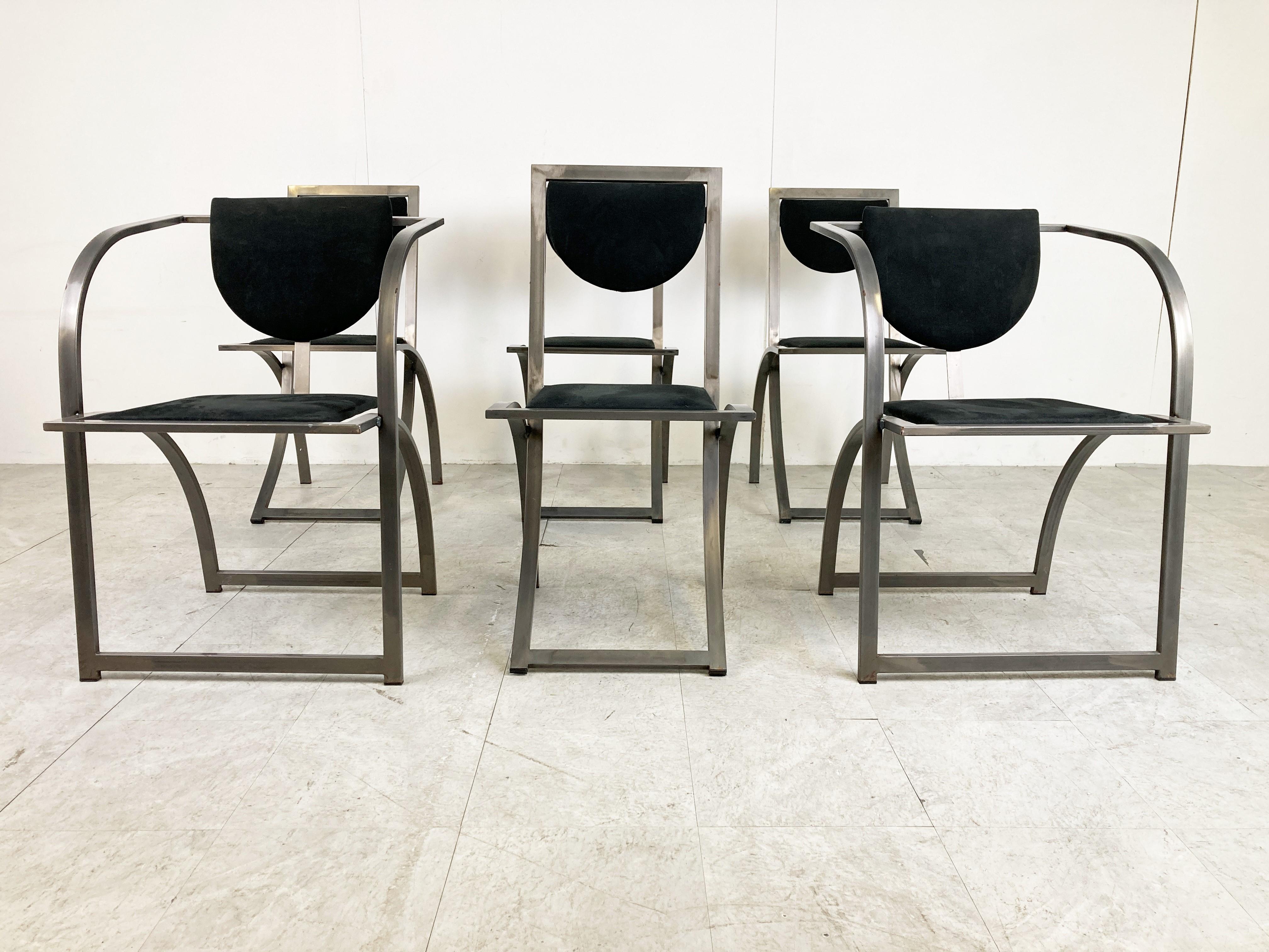 German Sinus Dining Chairs from KFF, 1990s, Set of 6