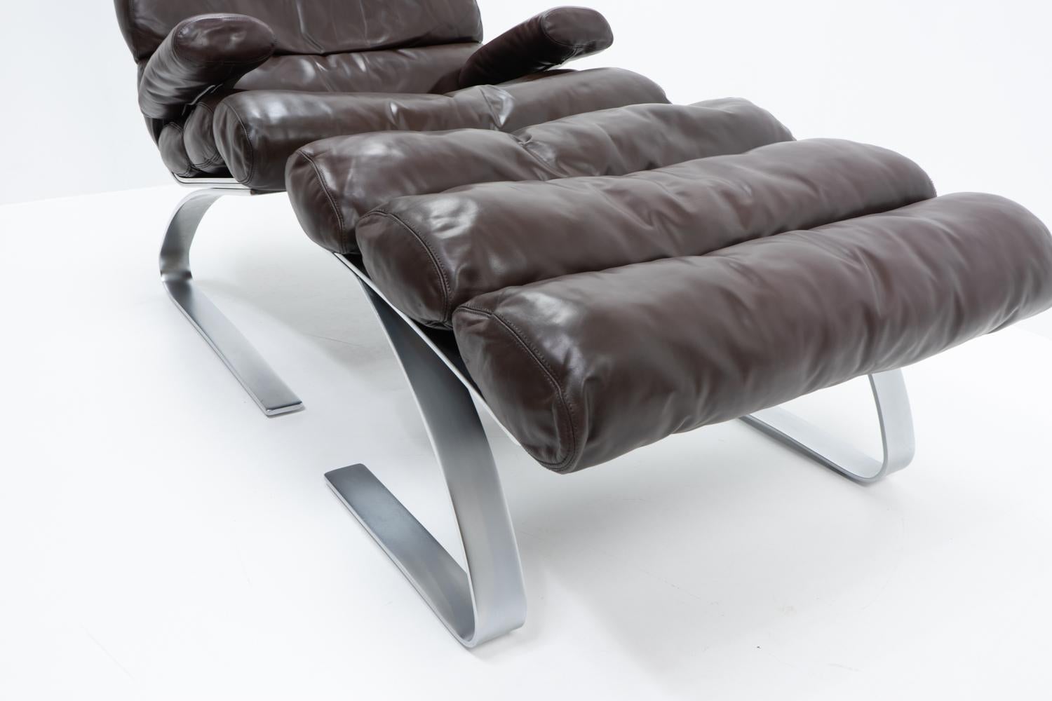 Sinus Lounge Chair und Ottoman von RA & HJ Schröpfer für COR, 1980er Jahre im Angebot 3