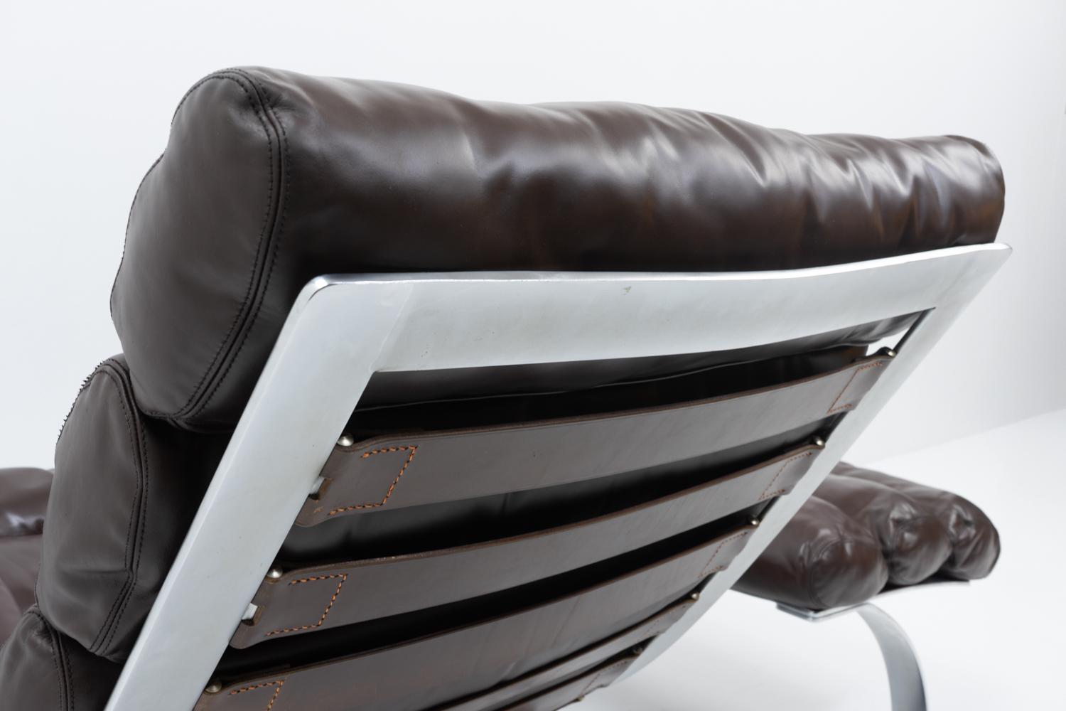 Sinus Lounge Chair und Ottoman von RA & HJ Schröpfer für COR, 1980er Jahre im Angebot 6