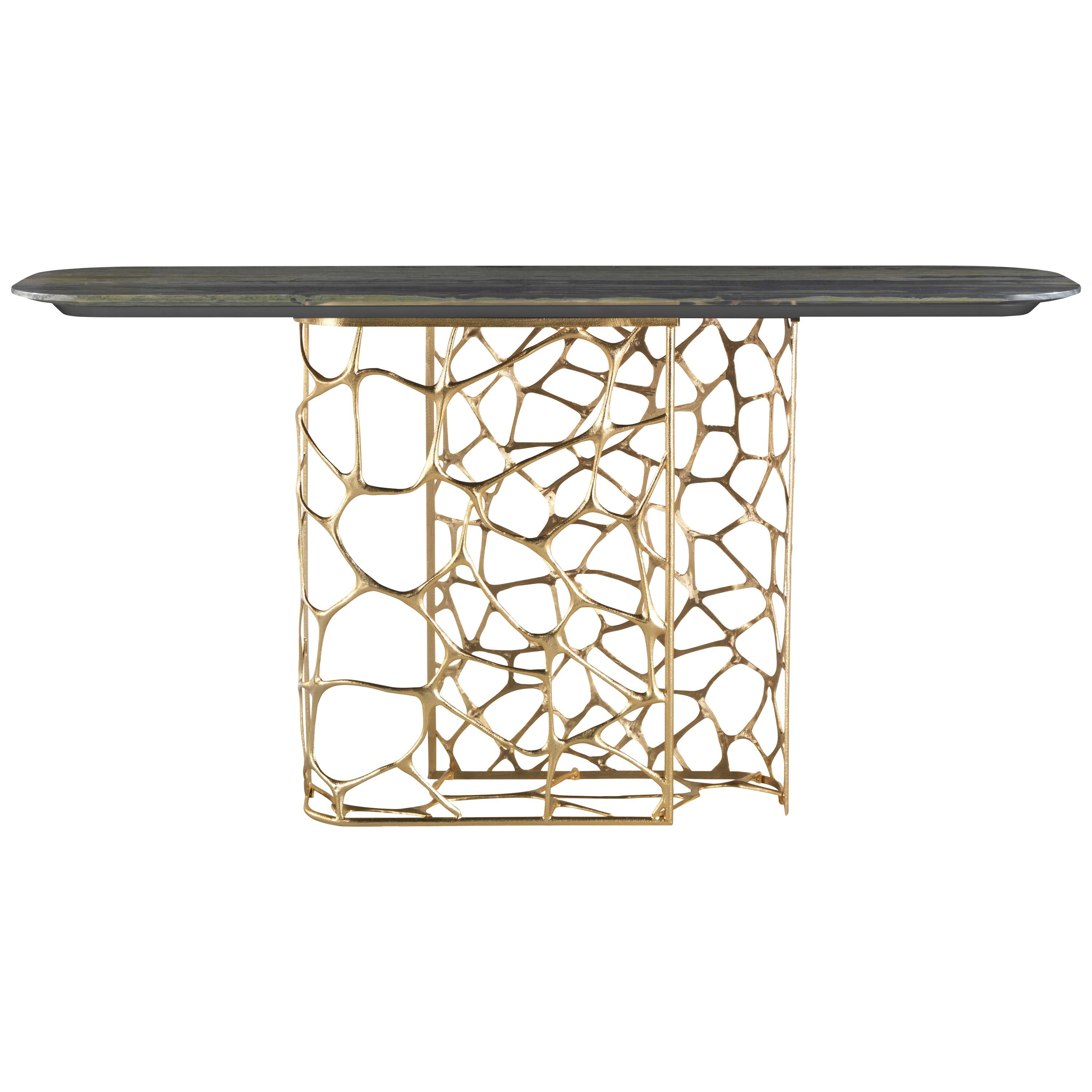 21st Century Sioraf Console with Marble Top by Roberto Cavalli Home Interiors