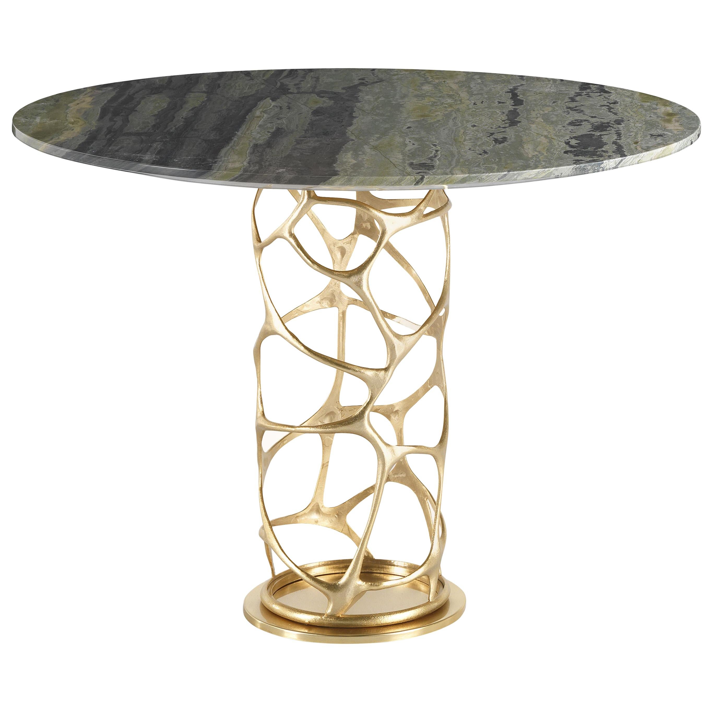 Tavolino Sioraf del XXI secolo con base in metallo di Roberto Cavalli Home Interiors