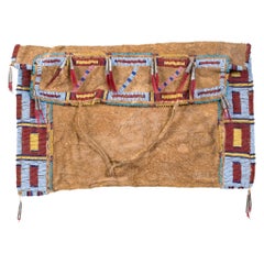 Sioux Brain Tanned and Beaded Work Bag