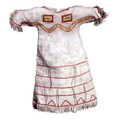 Antique Quilled Sioux Native Authentic Child's Dress