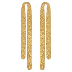 Sioux Earrings  24ct gold-plated bronze and the ear pin made of silver 