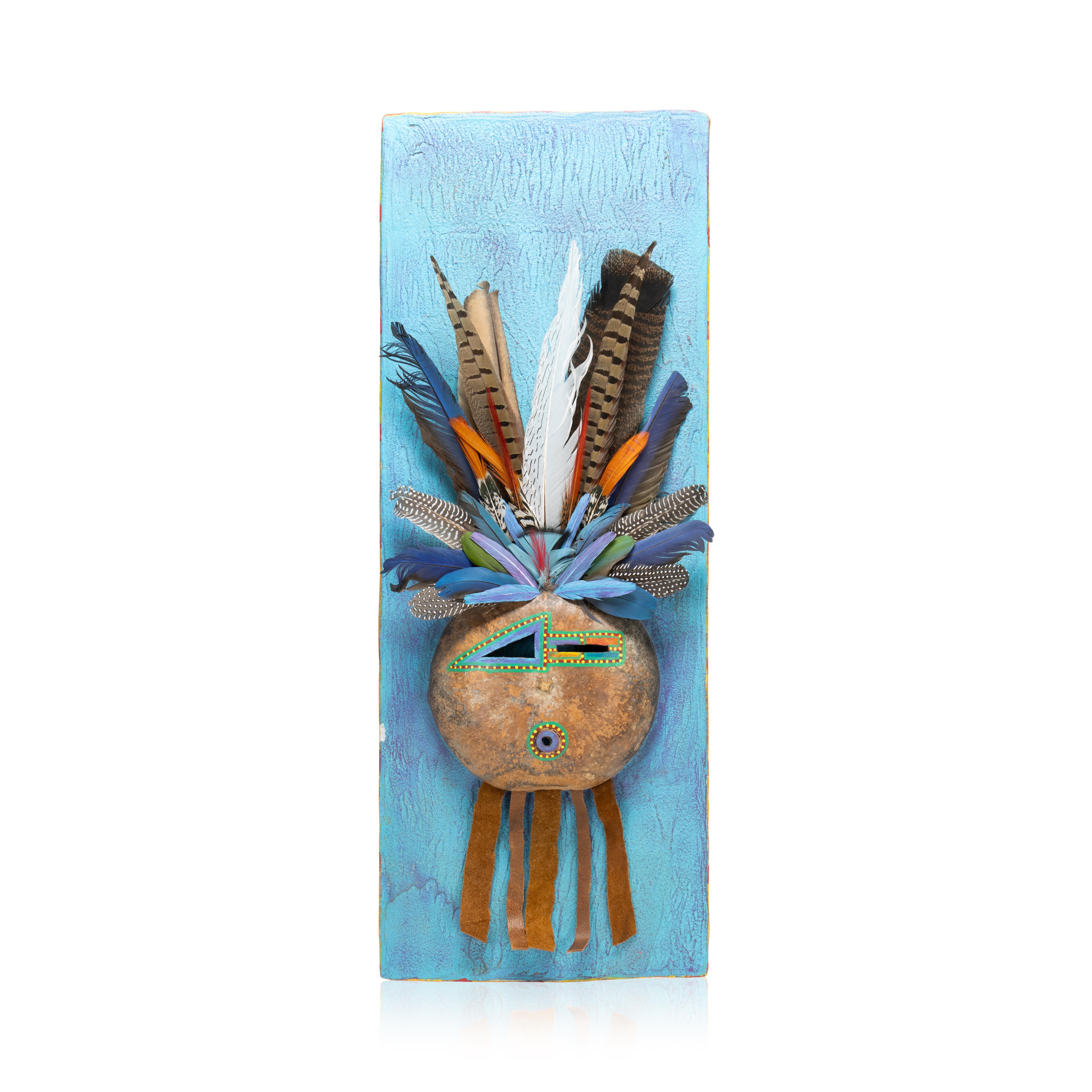 Amérindien Masques Sioux Shaman par Doug Fountain en vente