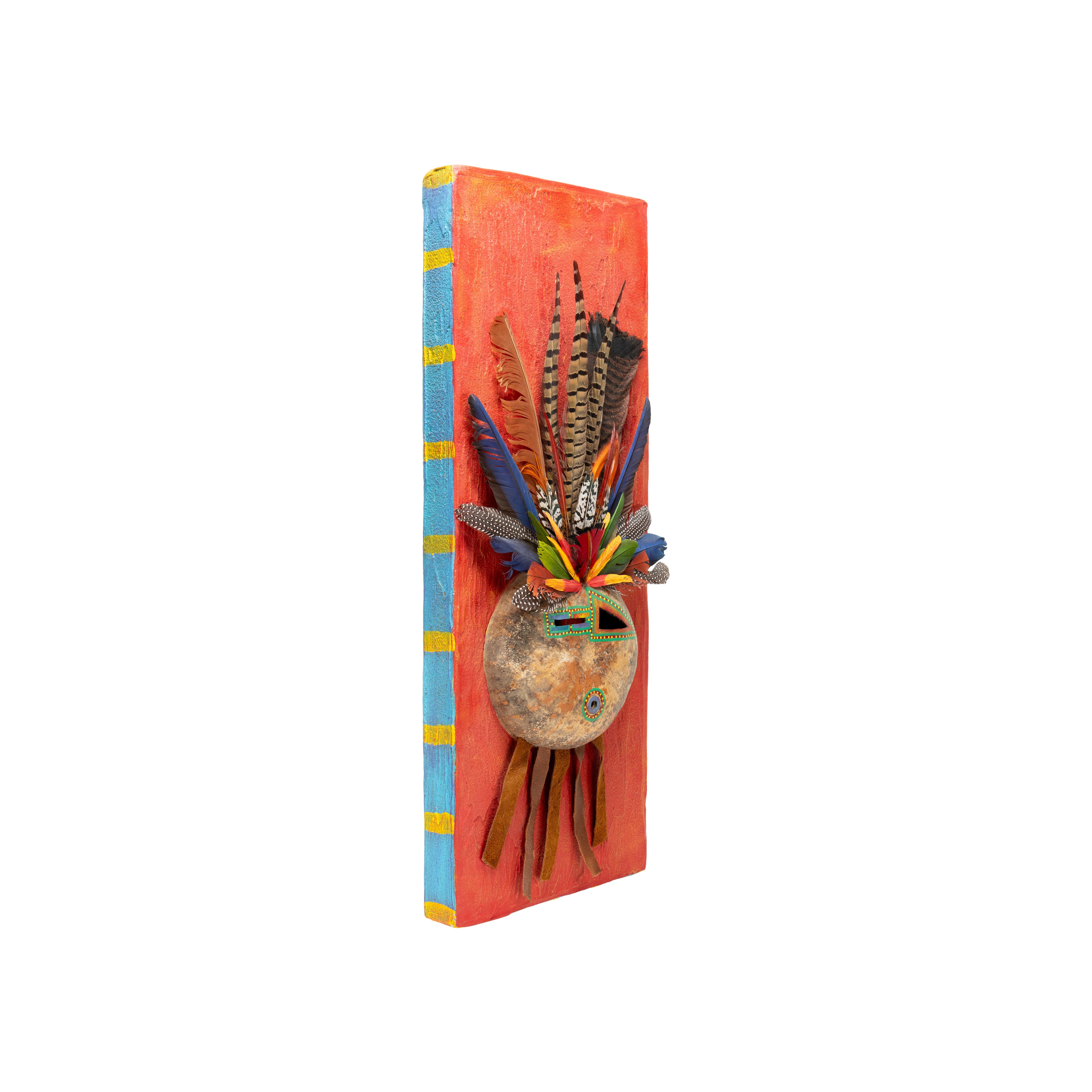 Masques Sioux Shaman par Doug Fountain Excellent état - En vente à Coeur d'Alene, ID