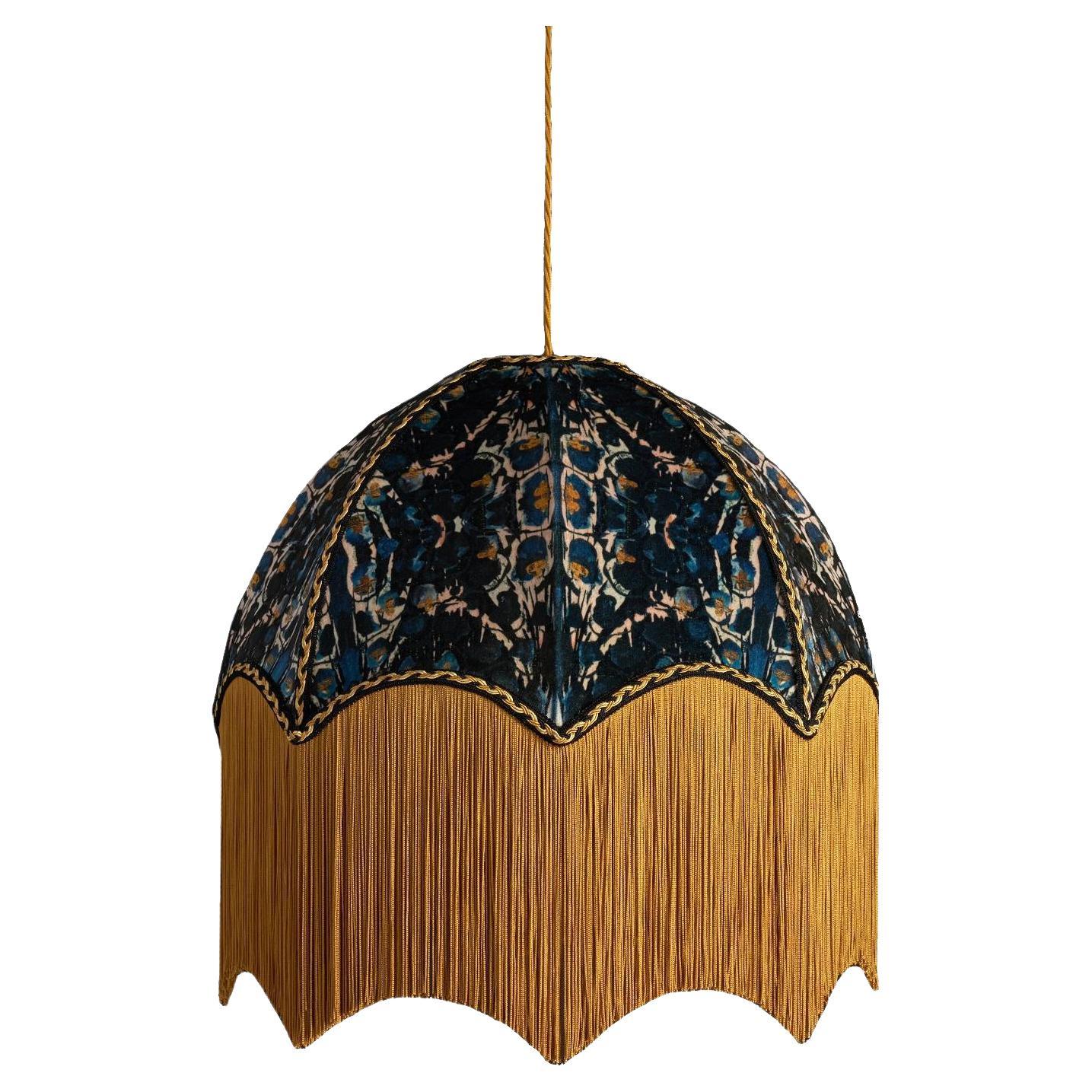 Siouxsie Lampshade with Fringing - Small (14") For Sale at 1stDibs | fringed  lampshade