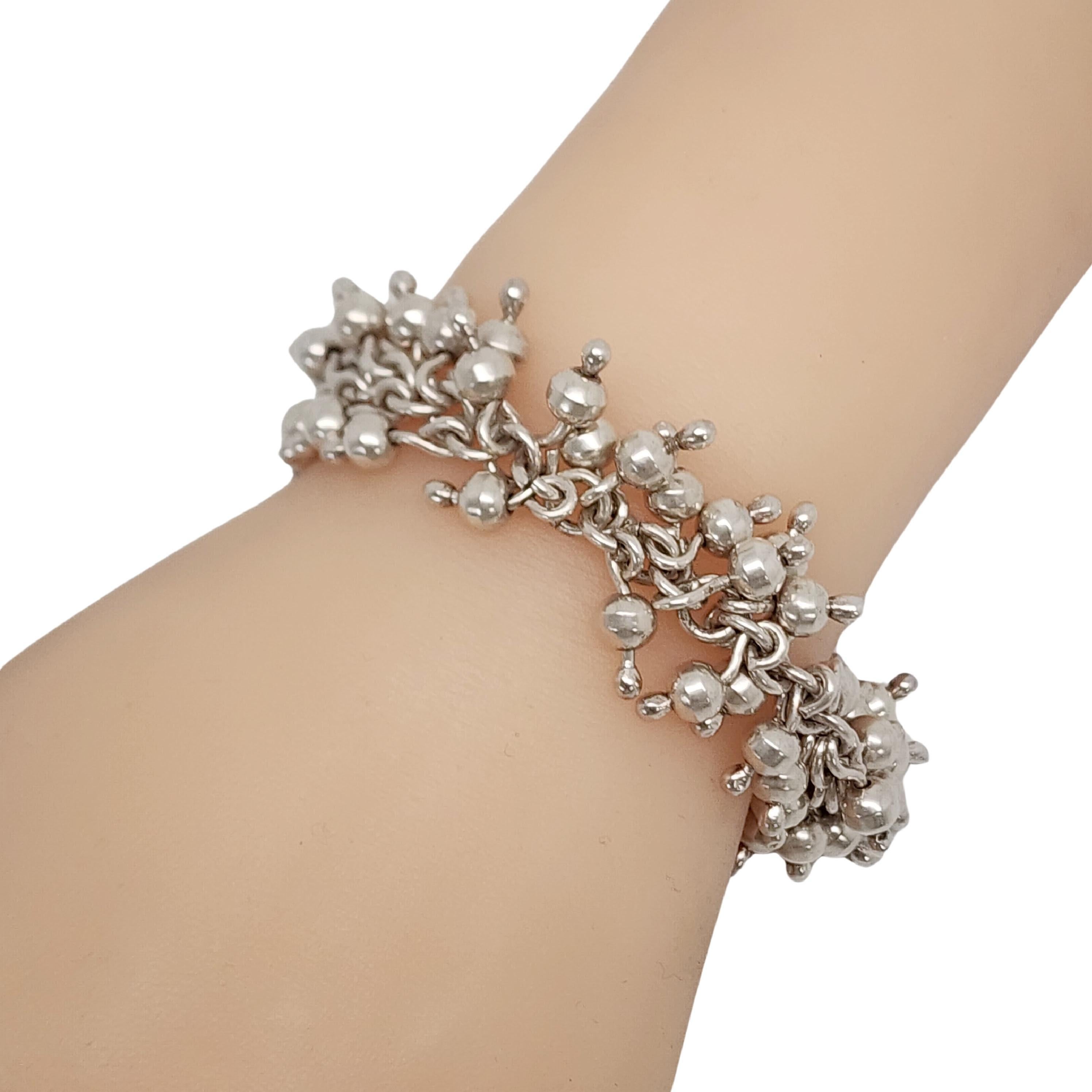 Women's Silpada Sterling Silver Dangle Bead Cha Cha Bracelet #16053 For Sale