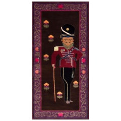 Sipahi Handgeknüpfter Teppich aus hellem Mahagoni und dunklem Lila 120X270 cm