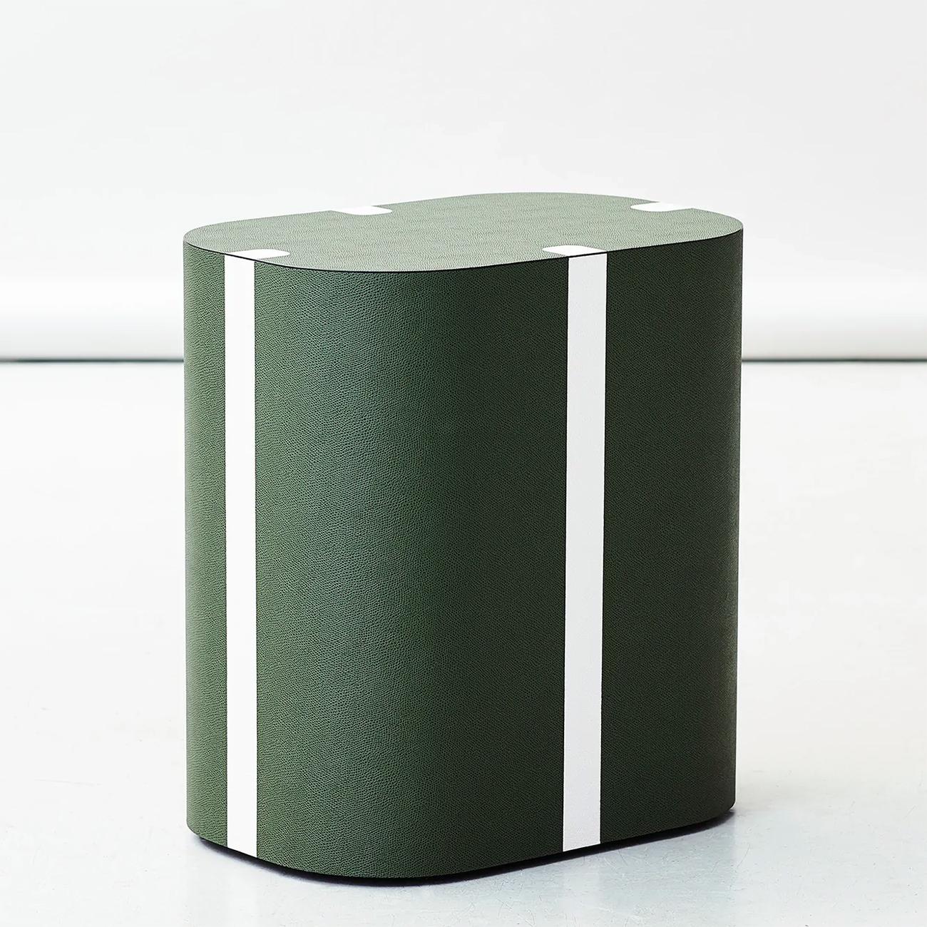 Contemporary Sipane Green Stool For Sale