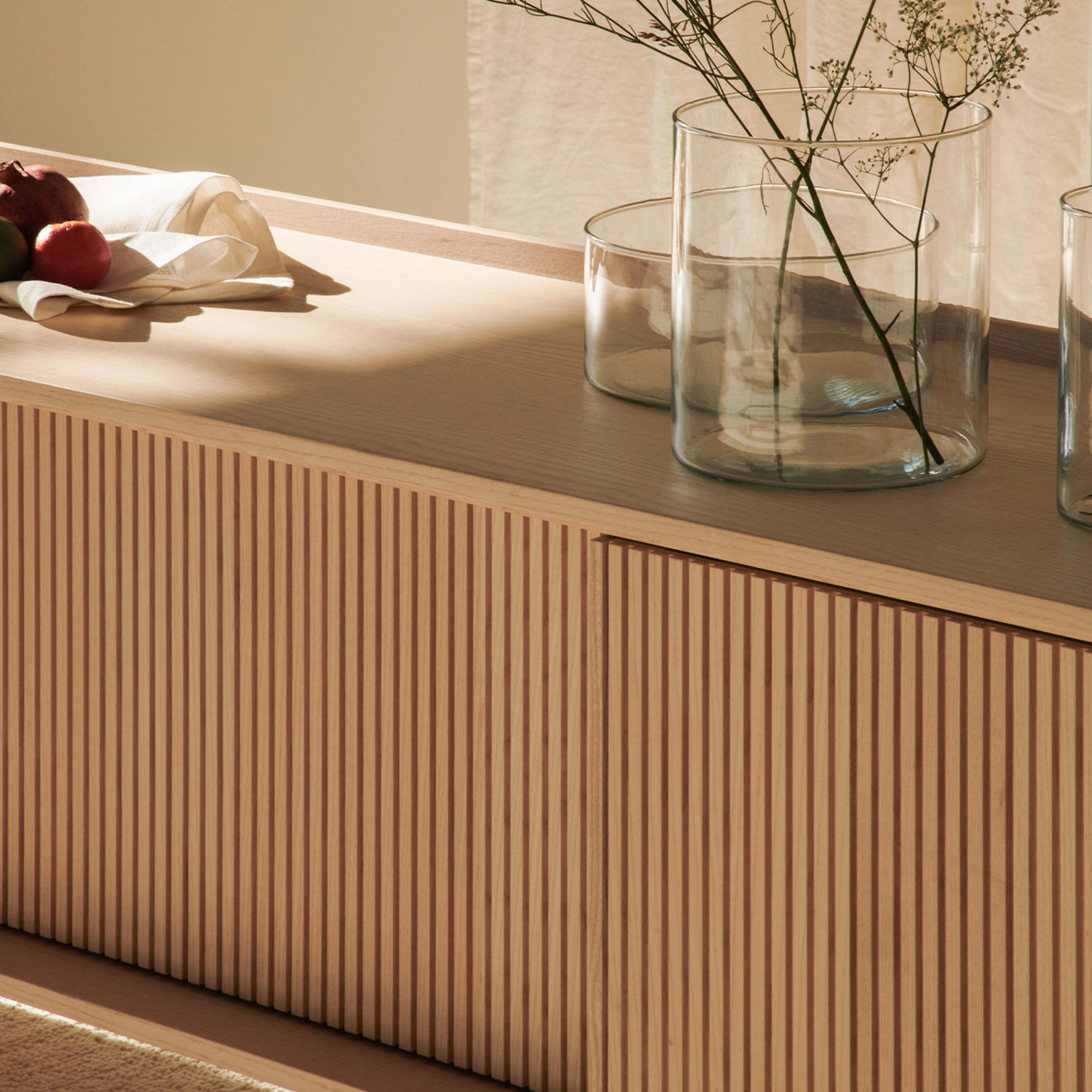 Sipario 2 Doors Low Natural Ash Sideboard For Sale At 1stDibs Sipario 2 Doors Low Natural Ash Sideboard For Sale At 1stDibs
