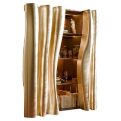 Sipario-Schrank, skulpturales Design, handgefertigt in Italien