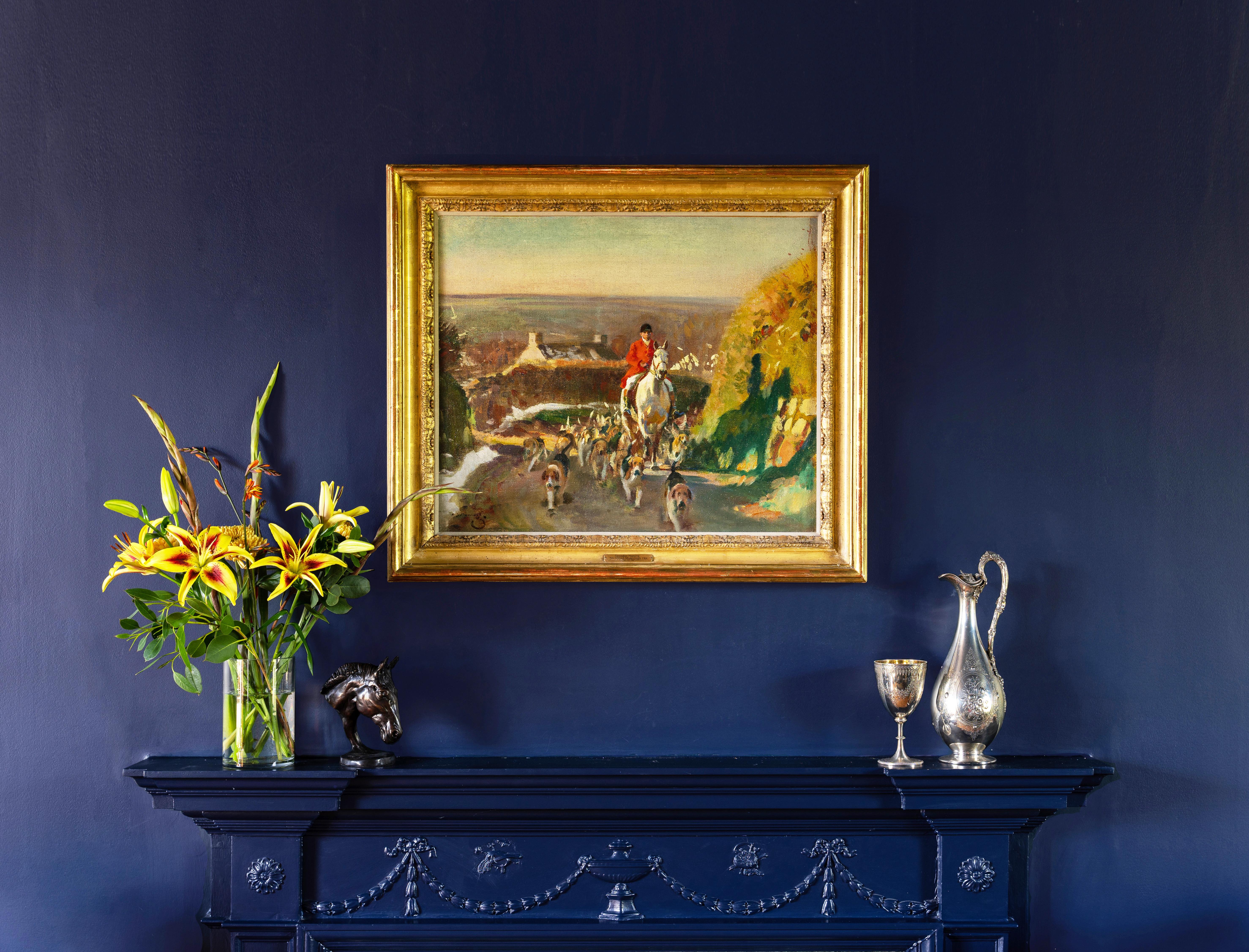 Sir Alfred Munnings, Mattina di dicembre, Cornovaglia - Painting di Sir Alfred James Munnings