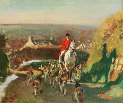 Sir Alfred Munnings, Mañana de diciembre, Cornualles