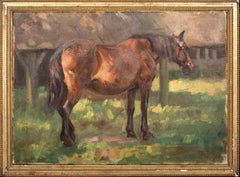 Sketch Study Horse In A field, circa 1930  ALFRED JAMES MUNNINGS (1878-1959)
