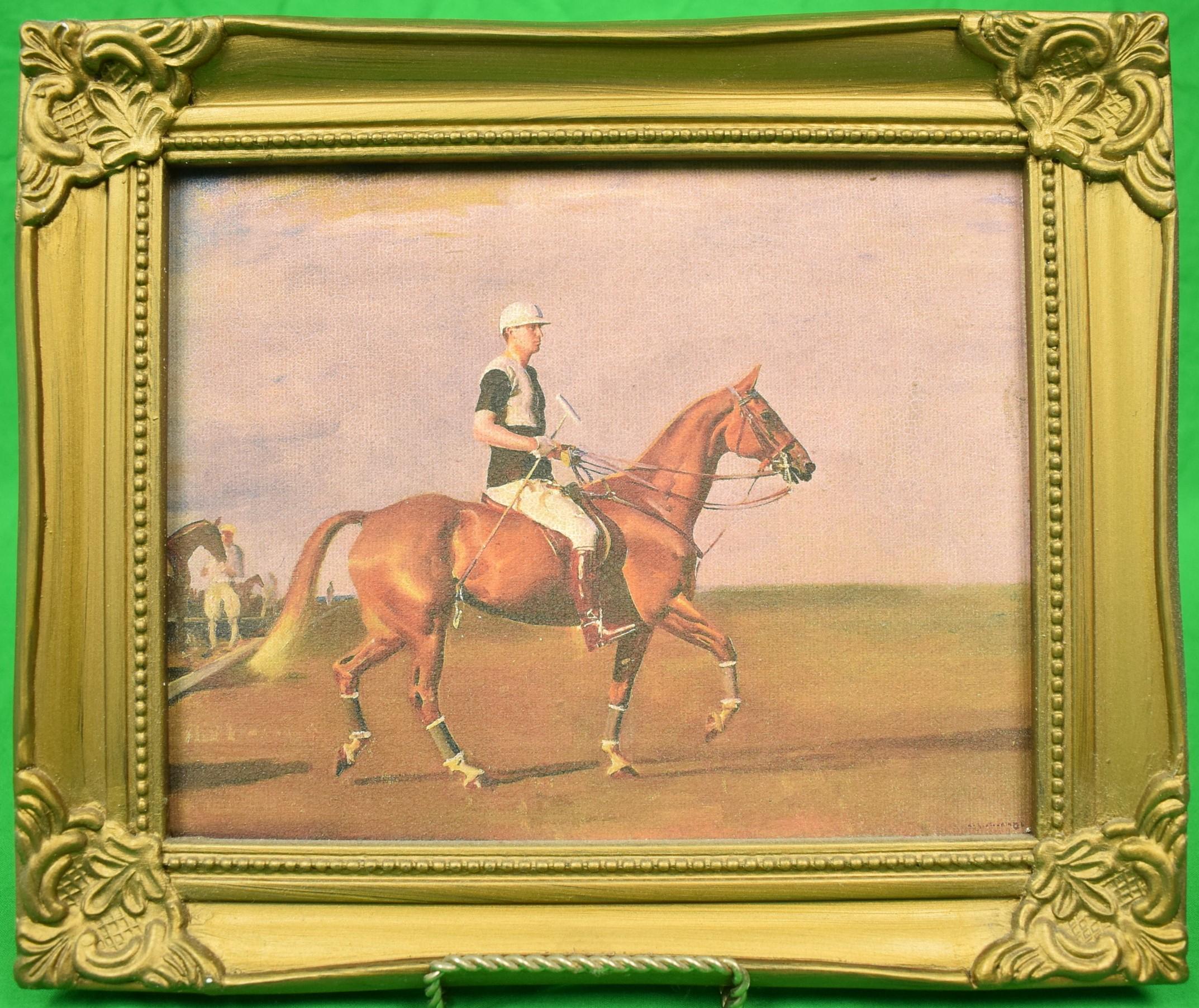 Sir Alfred Munnings „Der Polospieler“ Giclee