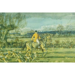 Sir Alfred James Munnings Collotype "Going Home"