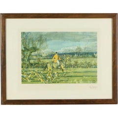 Vintage Sir Alfred James Munnings Collotype "Going Home"
