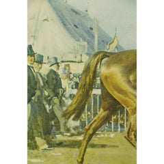 Sir Alfred Munnings "Humorista y Donoghue" Saliendo al Derby 1921
