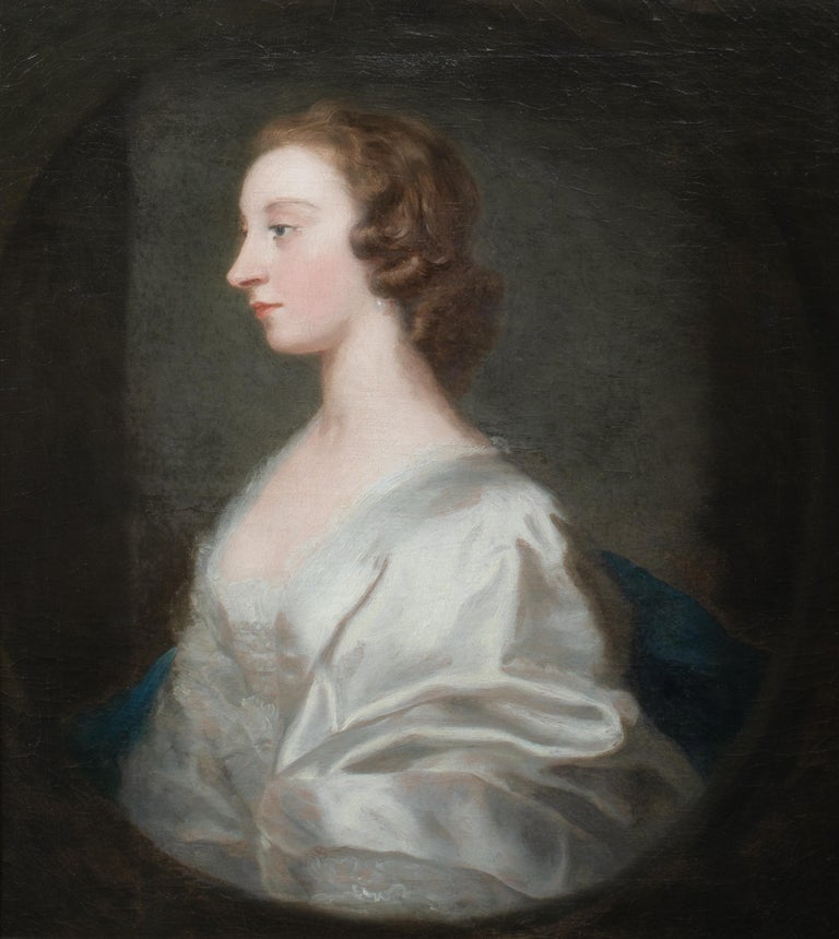 Studio of Sir Allan Ramsay Portrait Painting - Portrait Of A Lady, Believed to be Miss Craigie, 18th Century 