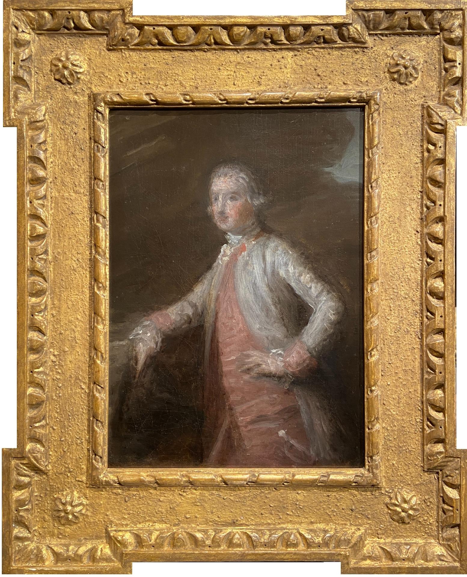 Studio of Sir Allan Ramsay Portrait Painting – Porträt eines jungen Mannes