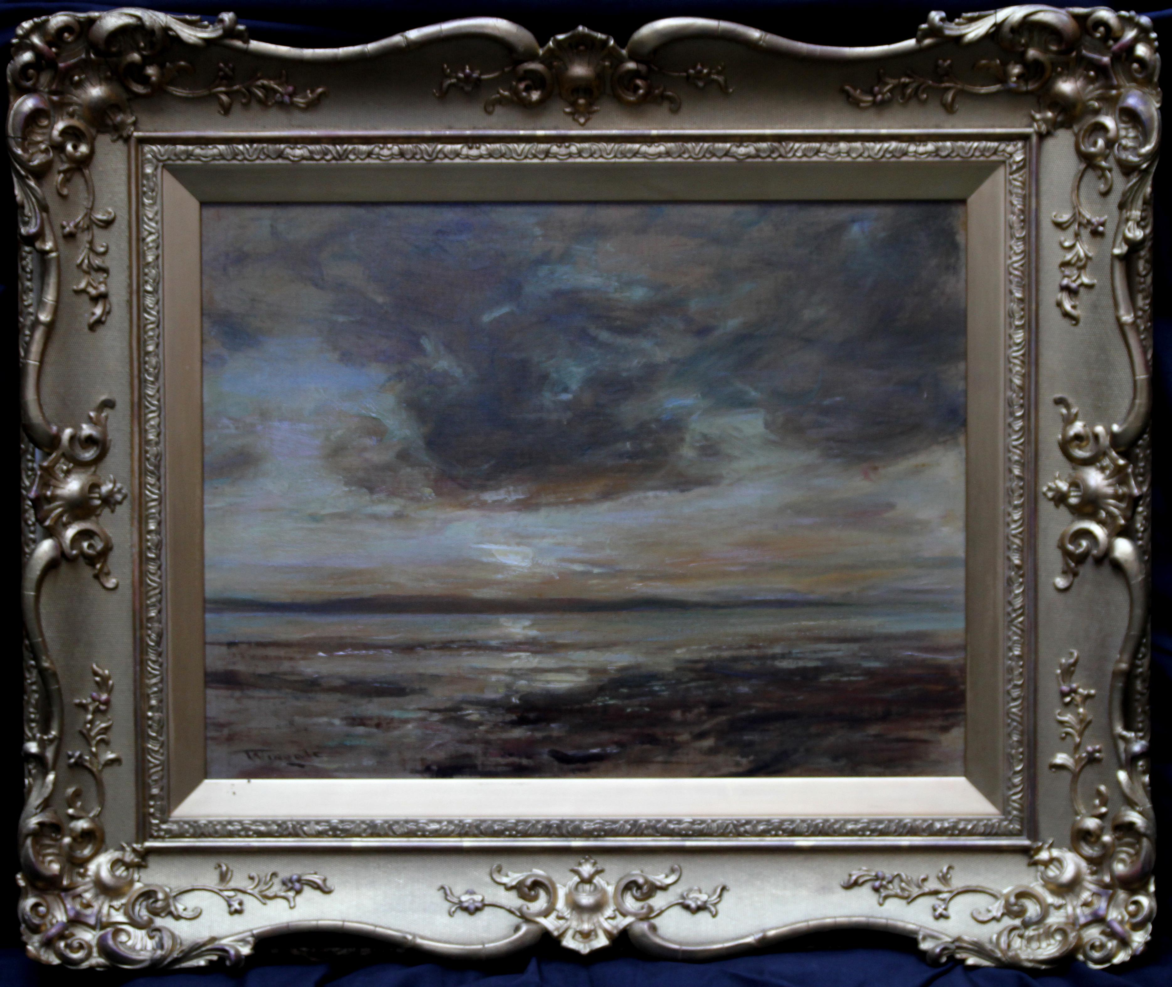 Arran Seascape - Scottish art 1915 Impressionist marine oil painting Scotland 7