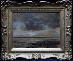 Arran Seascape - Scottish art 1915 Impressionist marine oil painting Scotland