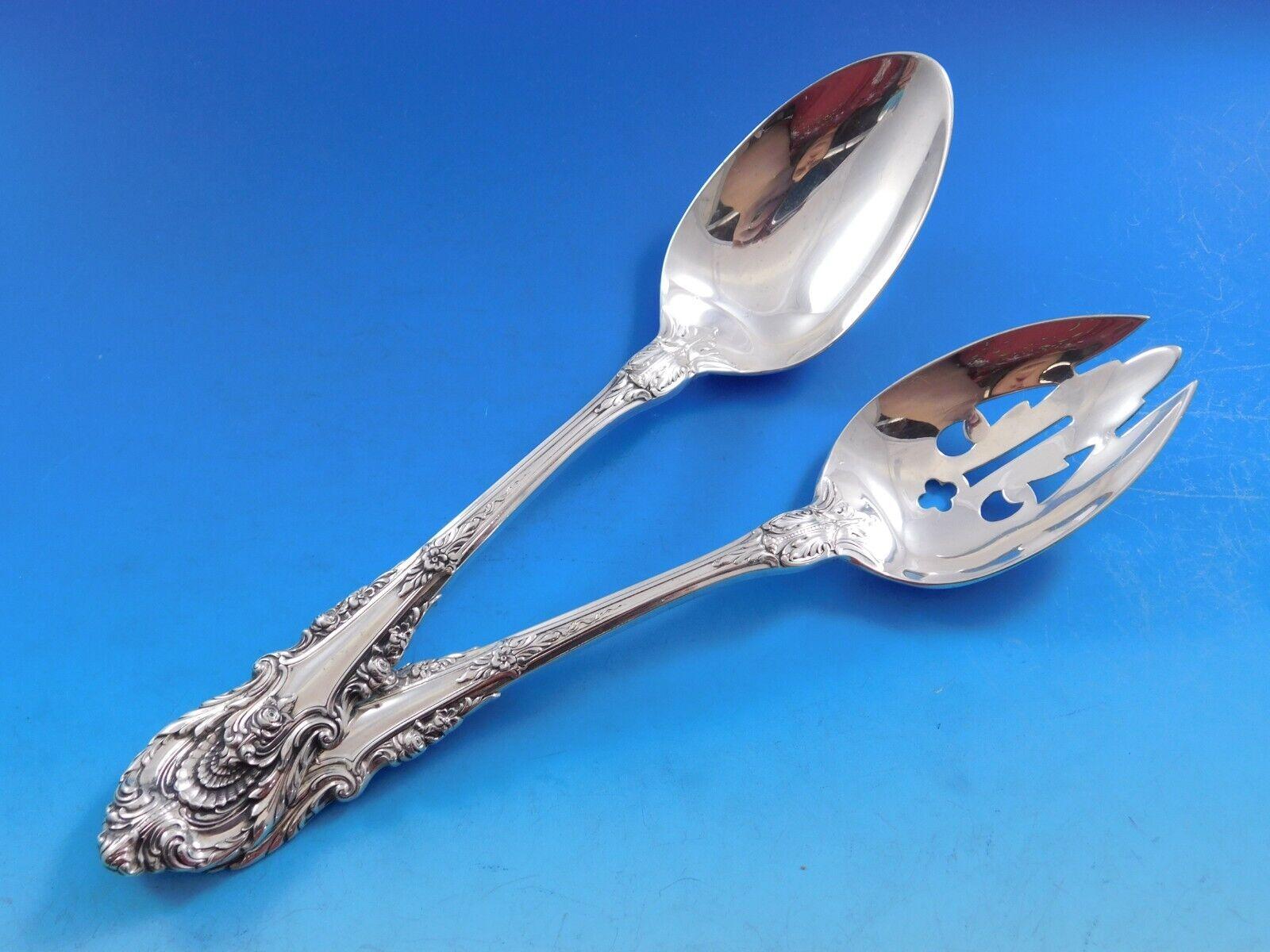 Sir Christopher by Wallace Ensemble de couverts en argent sterling 12 Service 65 Pcs Dîner en vente 2