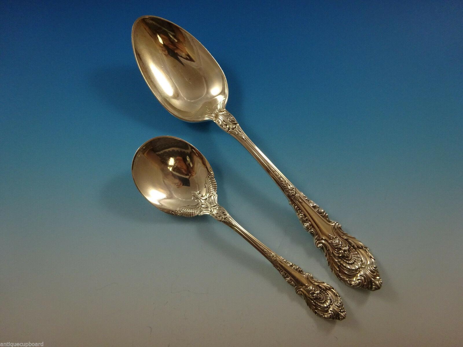 Sir Christopher by Wallace Sterling Silver Flatware Set For 18 Service 97 Pieces For Sale 3