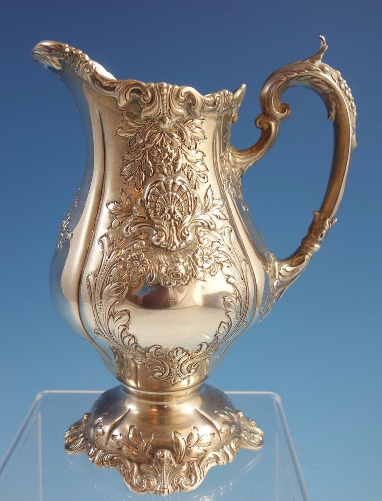 Sir Christopher by Wallace Sterling Silver Tea Set 5pc with Tray (1942