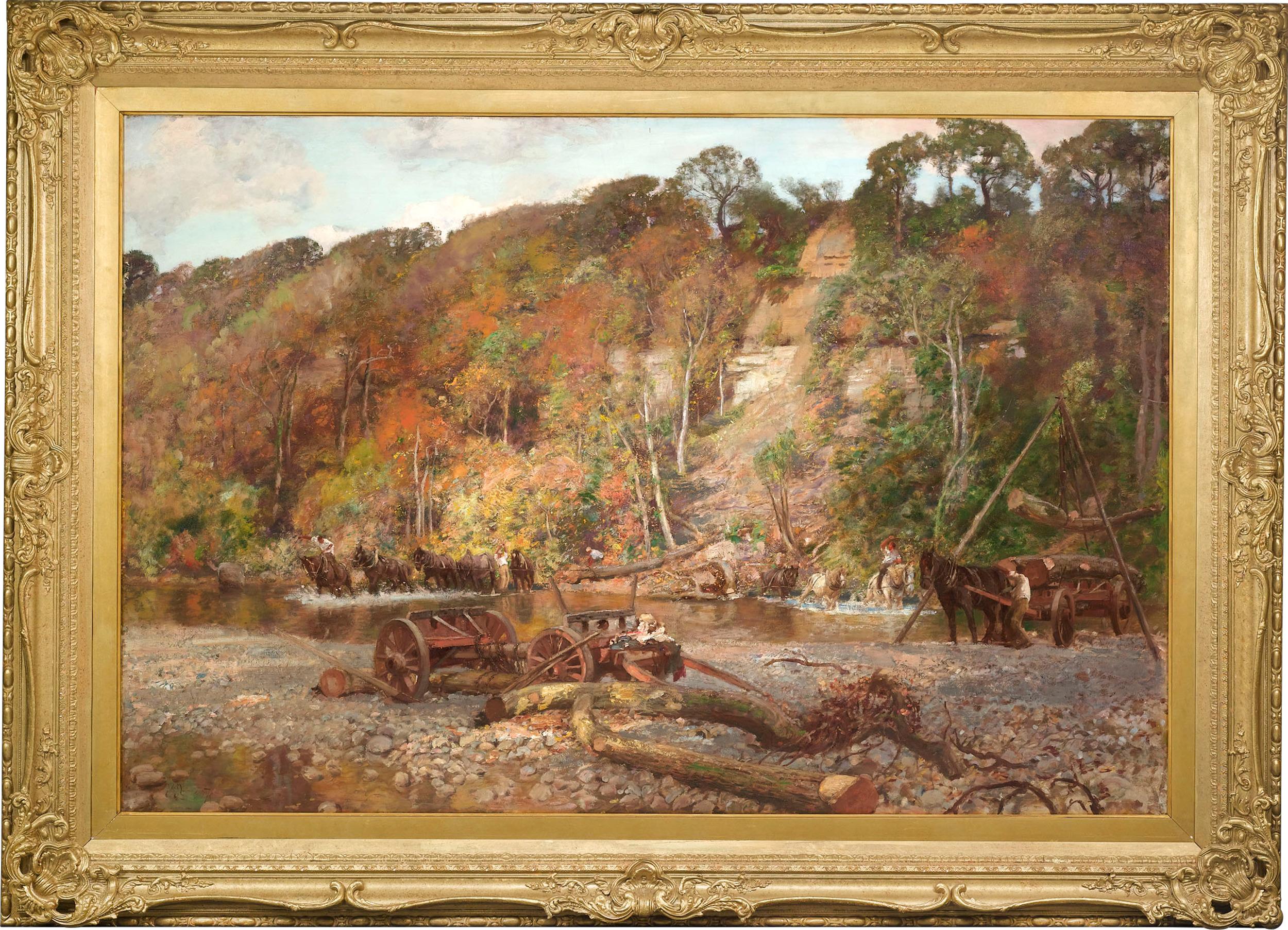 Across the River by Sir David Murray For Sale 1